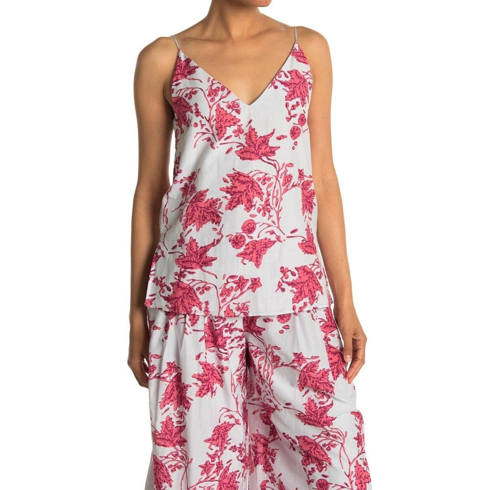 Club Monaco Cami Floral Wide Leg Pants Set